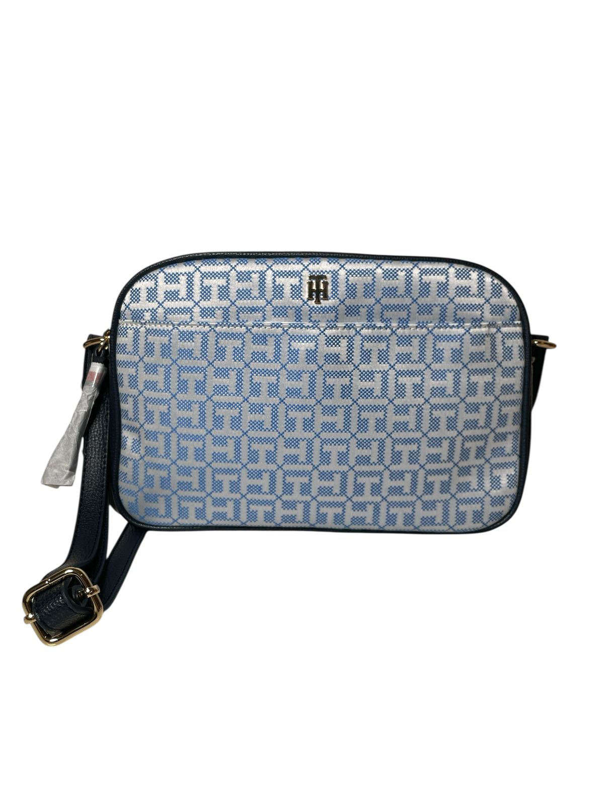 BOLSA TOMMY HILFIGER AZUL MONOGRAMA