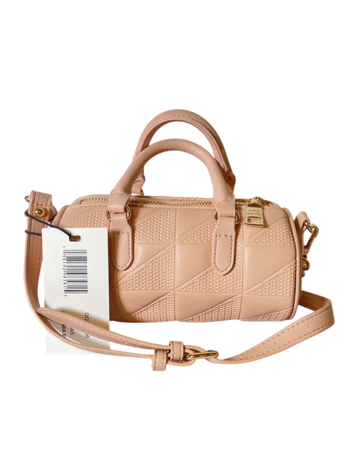 BOLSA STEVE MADDEN SATCHEL NUDE CON TEXTURA