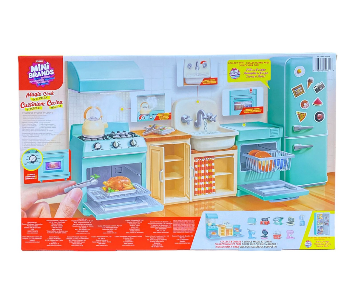 SET DE COCINA MÁGICA MINI BRANDS ZURU COCINA INTERACTIVA DE JUGUETE