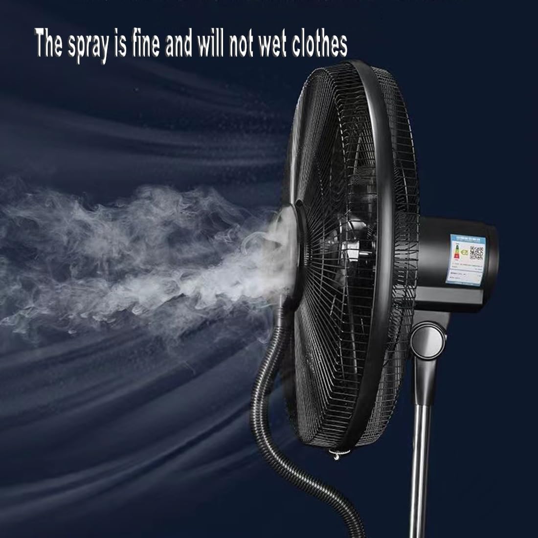VENTILADOR DE GRAN CAPACIDAD DE 1,8 L, PANTALLA TÁCTIL LED GRANDE