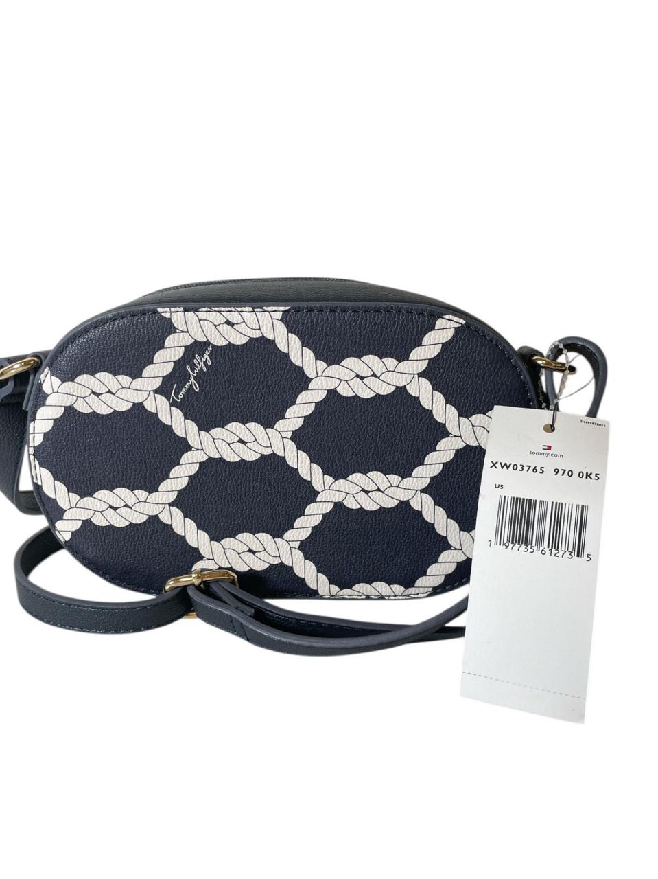 BOLSO CRUZADO TOMMY HILFIGER ESTILO NÁUTICO  ORIGINAL