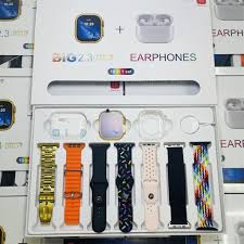 SMARTWATCH CON AUDÍFONOS Y CORREAS