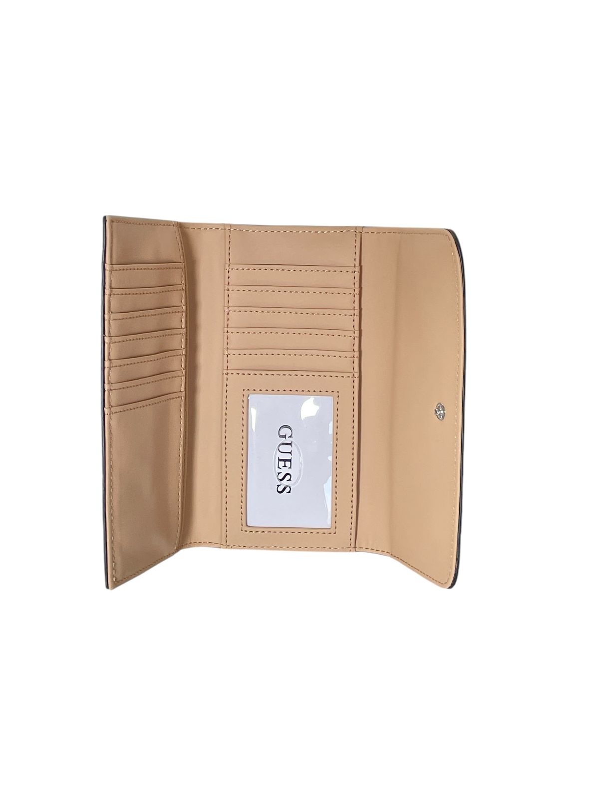 CARTERA GUESS DOBLE BROCHE CON LOGO GRABADO