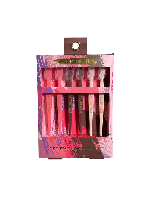 SET DE RASTRILLOS FACIALES PARIS HILTON – TOUCH-UP RAZORS (6 PIEZAS)