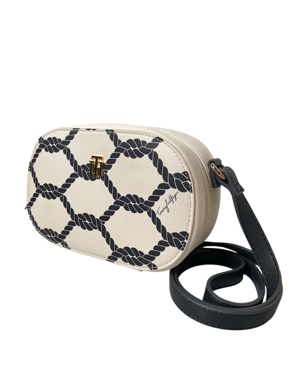 BOLSO CRUZADO TOMMY HILFIGER ESTILO NÁUTICO  ORIGINAL