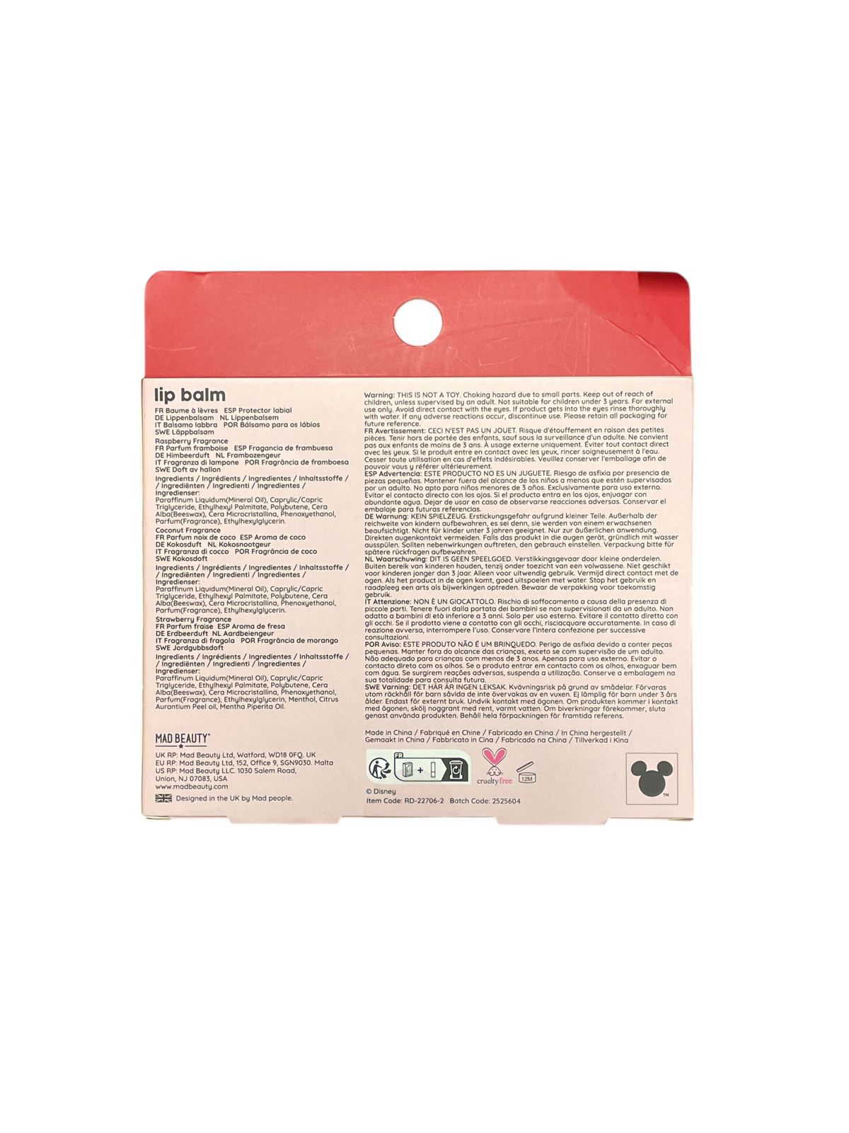 DISNEY STITCH & ANGEL – SET DE BÁLSAMOS LABIALES