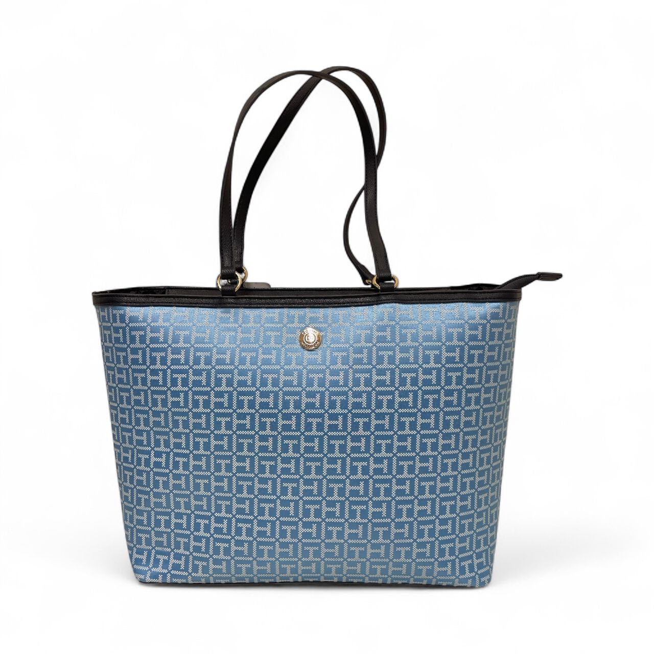 BOLSA TOTE TOMMY HILFIGER AZUL MONOGRAM