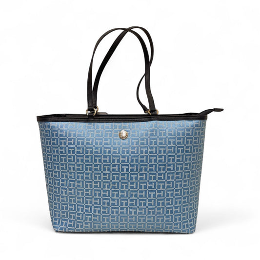BOLSA TOTE TOMMY HILFIGER AZUL MONOGRAM