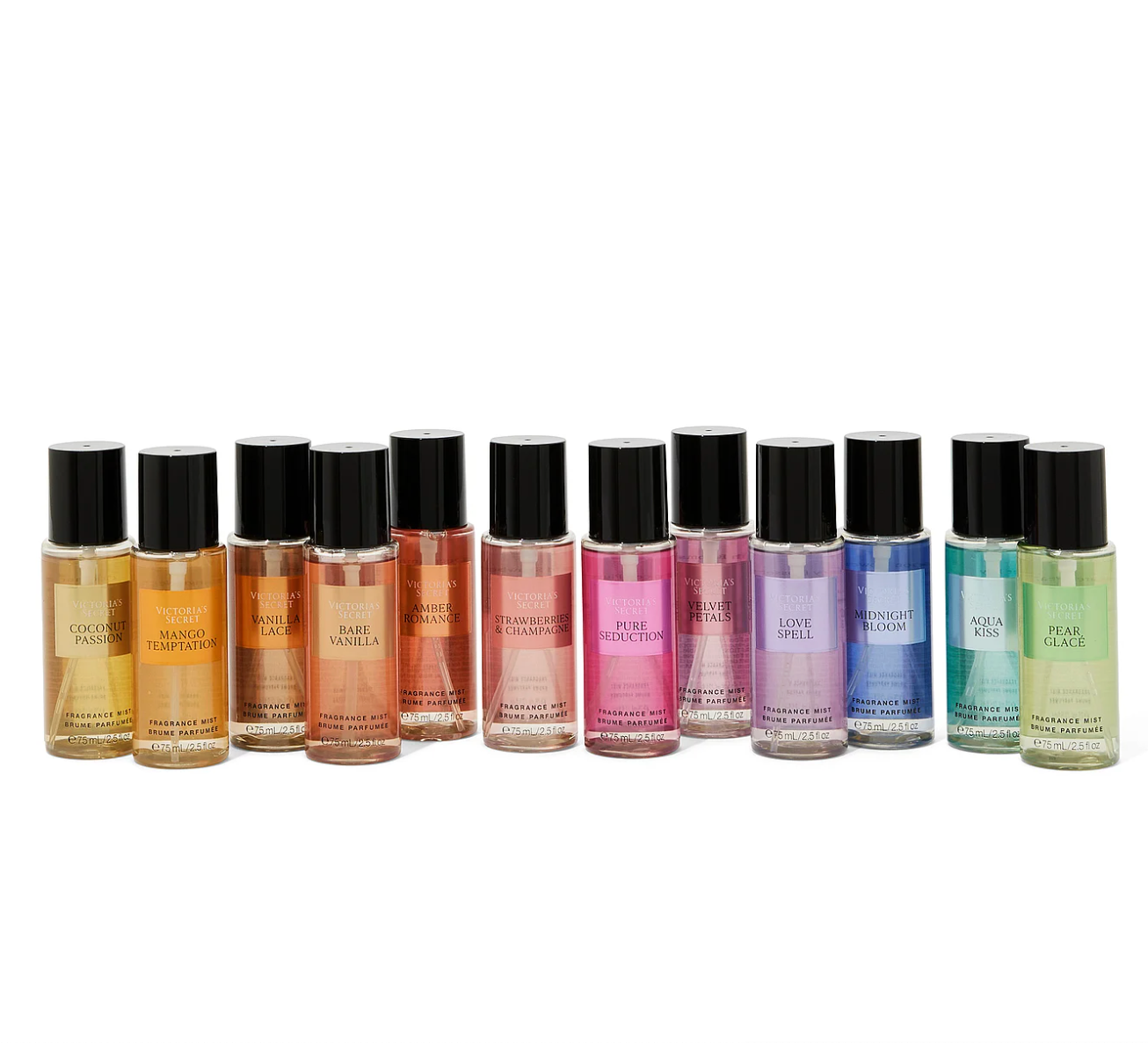 ESTUCHE DE 12 BODY MISTS VICTORIA’S SECRET | SET DE REGALO PREMIUM