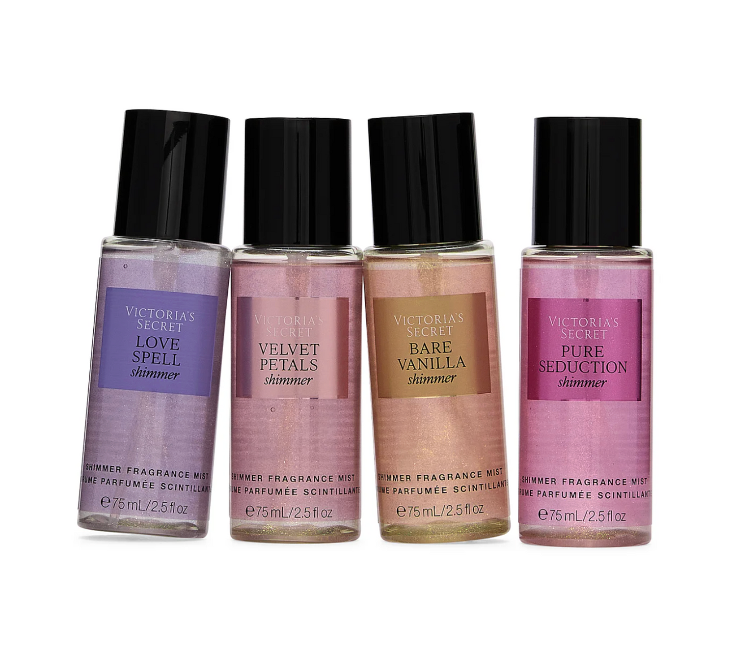 SET VICTORIA’S SECRET SHIMMER – MINI MIST COLLECTION (4 FRAGANCIAS)