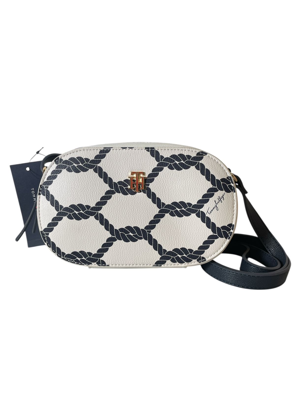 BOLSO CRUZADO TOMMY HILFIGER ESTILO NÁUTICO  ORIGINAL