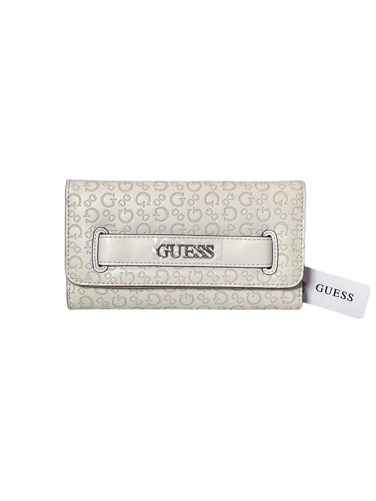 CARTERA GUESS DOBLE BROCHE CON LOGO GRABADO