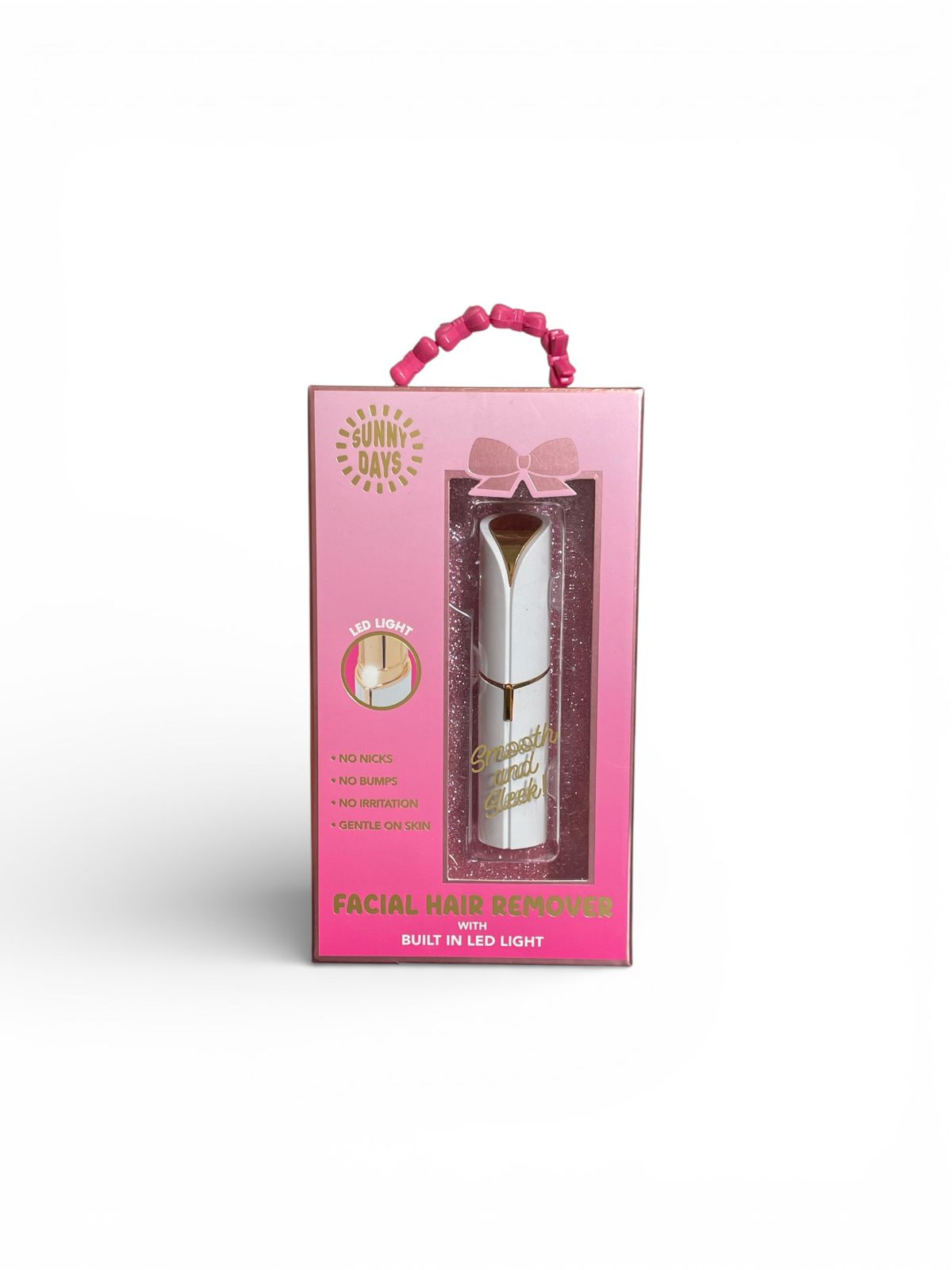 DEPILADOR FACIAL ELÉCTRICO CON LUZ LED – SUAVE, PRECISO Y SIN IRRITACIÓN