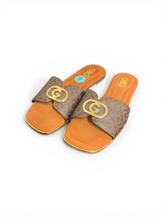 SANDALIAS PLANAS GBG – TALLA 6 USA