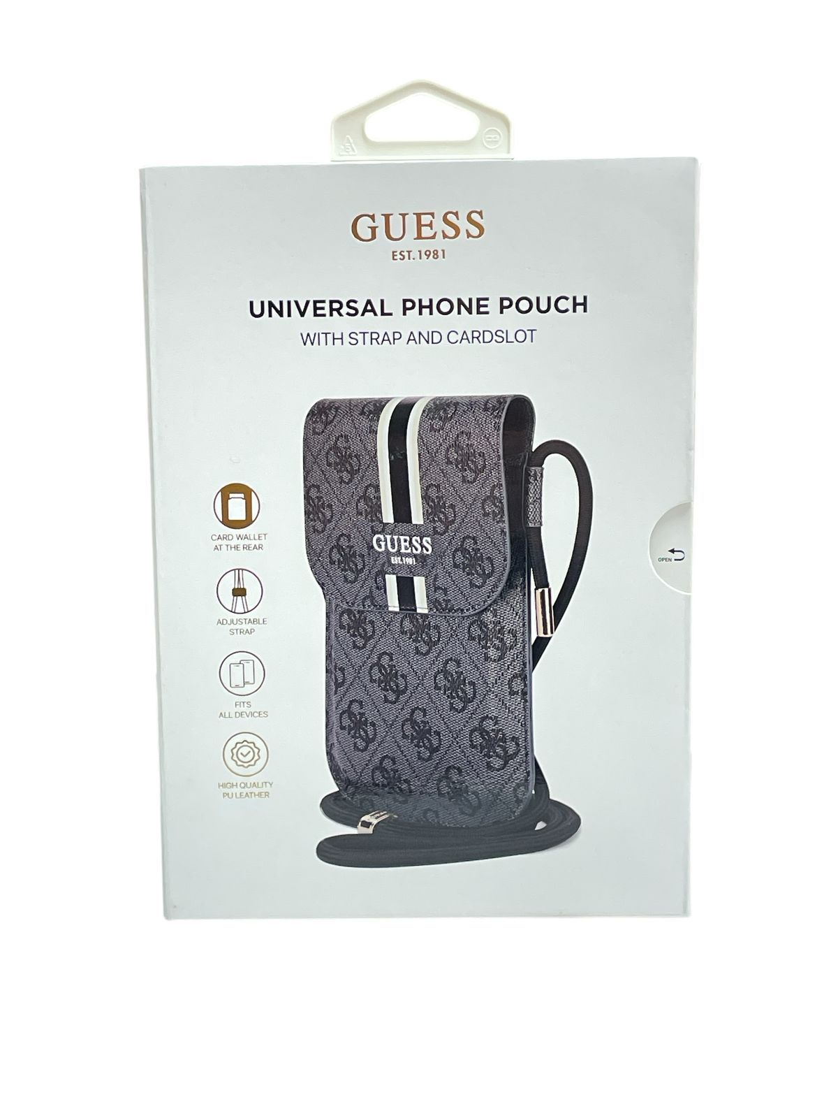 BOLSOS UNIVERSALES PARA CELULAR GUESS – CON CORREA AJUSTABLE Y RANURA PARA TARJETAS