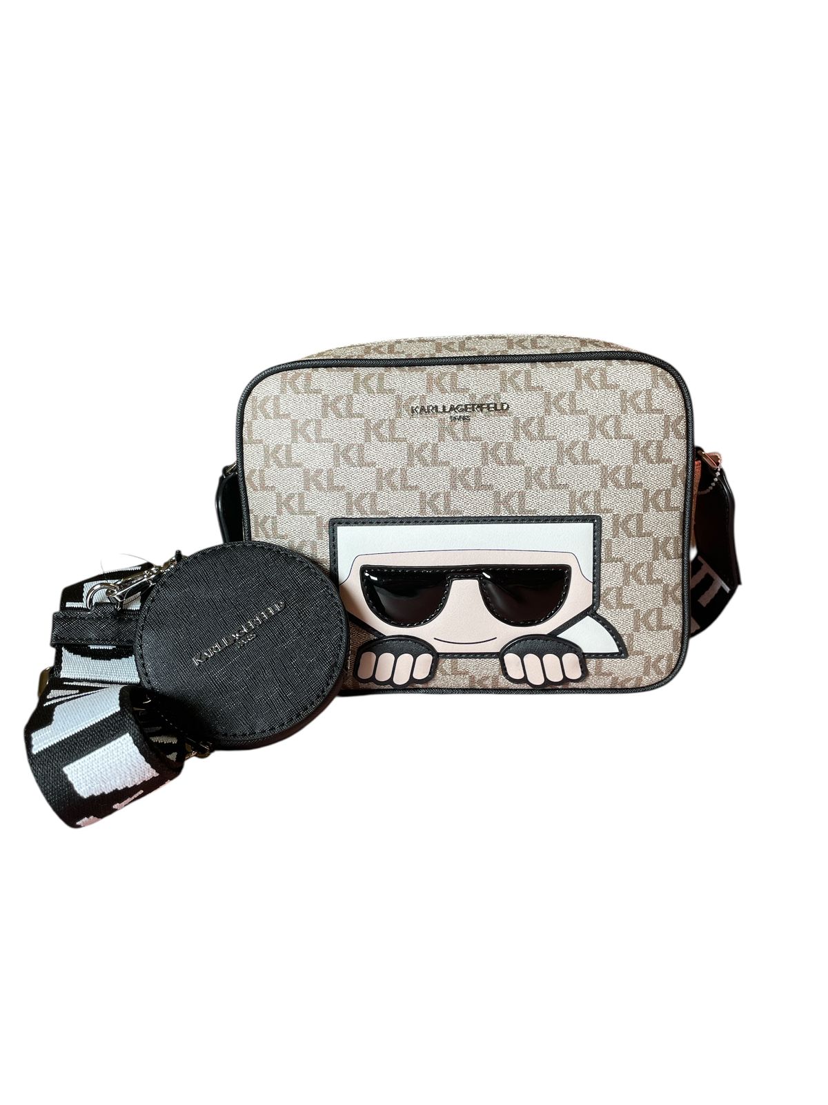 KARL LAGERFELD MINI CROSSBODY BAG CON MONEDERO