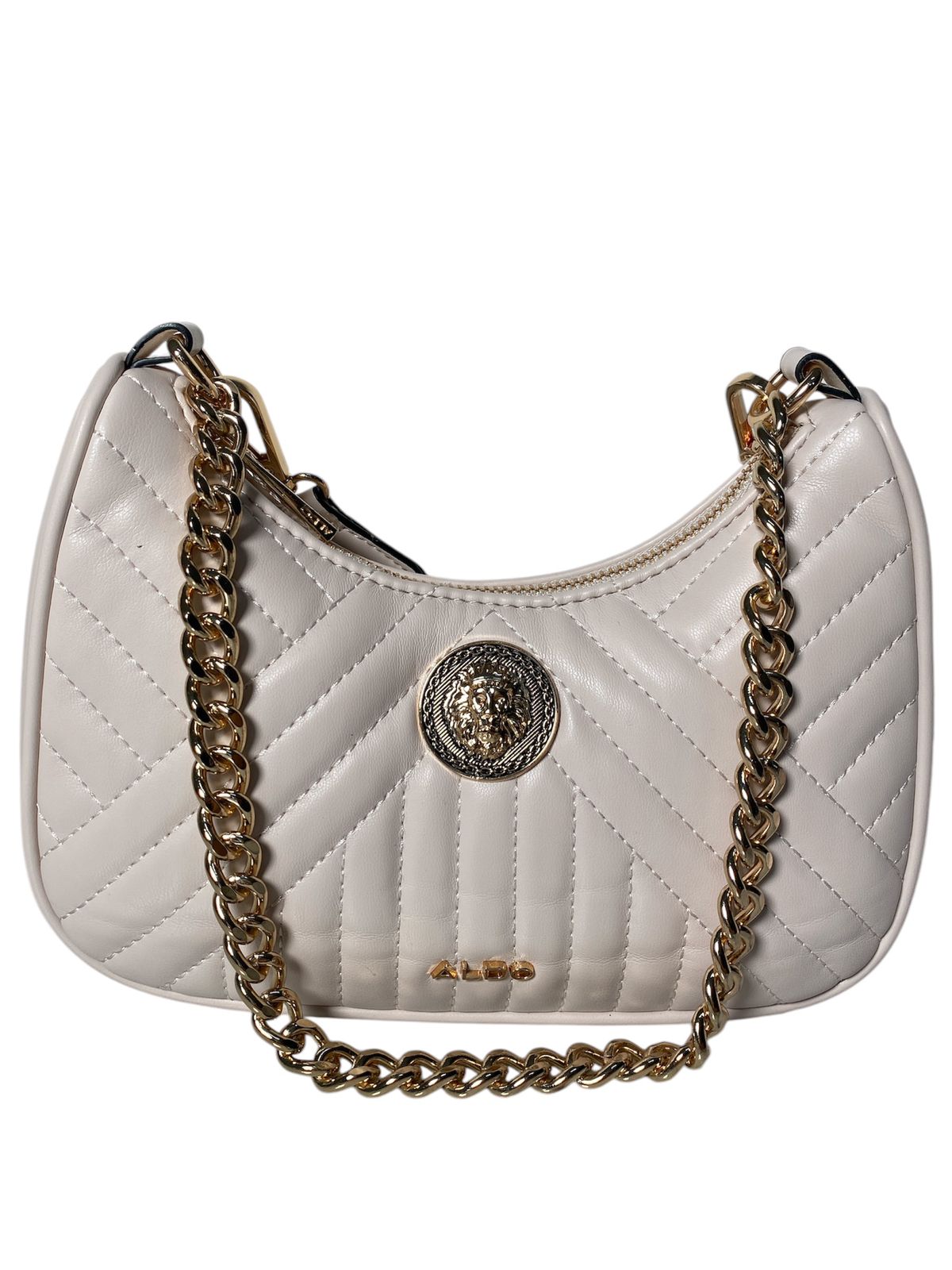 BOLSA ALDO CON CADENA DORADA Y MONEDERO